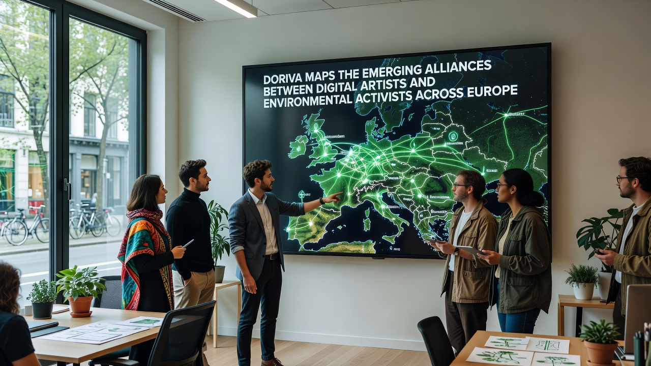 Doriva Maps the Emerging Alliances Between Digital Artists and Environmental Activists Across Europe