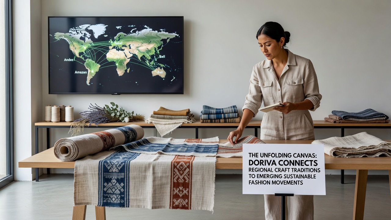 The Unfolding Canvas: Doriva Connects Regional Craft Traditions to Emerging Sustainable Fashion Movements